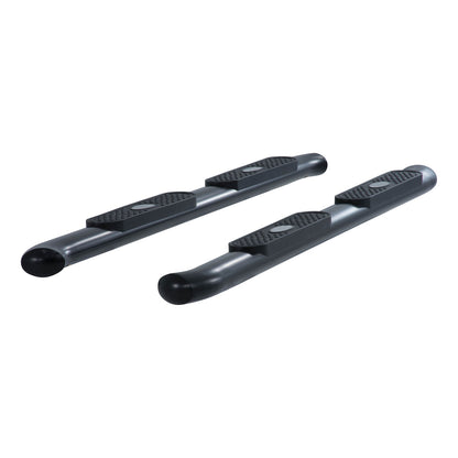 ARIES 4-in Oval Black Steel Nerf Bars for Dodge/RAM 1500/2500/3500 Crew Cab (2006-2009) - S225008