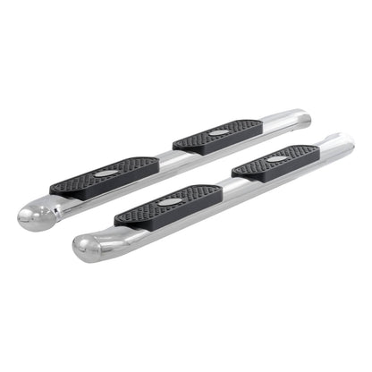 ARIES 4-in Oval Polished Stainless Steel Nerf Bars for Dodge/RAM 1500, 1500 Classic Quad Cab (2009-2024) - S225017-2