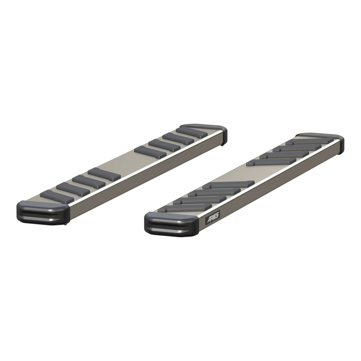 ARIES NovaTrac 6-in x 53-in Polished Stainless Steel Running Boards for Chevrolet/GMC/Dodge/RAM/Ford/Toyota Cab & Chassis/Regular Cab (1999-2026) - S2953