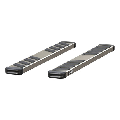 ARIES NovaTrac 6-in x 53-in Polished Stainless Steel Running Boards for Chevrolet/GMC/Dodge/RAM/Ford/Toyota Cab & Chassis/Regular Cab (1999-2026) - S2953