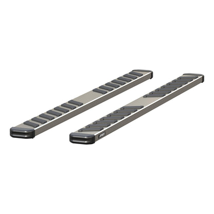 ARIES NovaTrac 6-in x 85-in Polished Stainless Steel Running Boards for Chevrolet/GMC/Dodge/RAM/Ford/Nissan/Toyota (2005-2026) - S2985