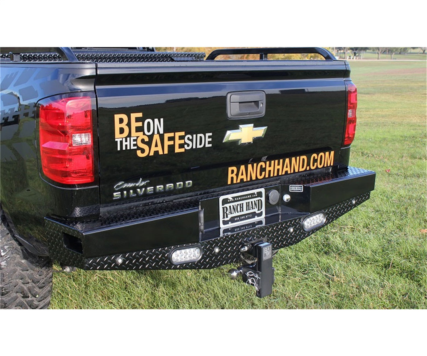 Ranch Hand Sport Series Rear Bumper for Chevrolet/GMC Silverado/Sierra 1500 (2014-2019) - SBC14HBLSL