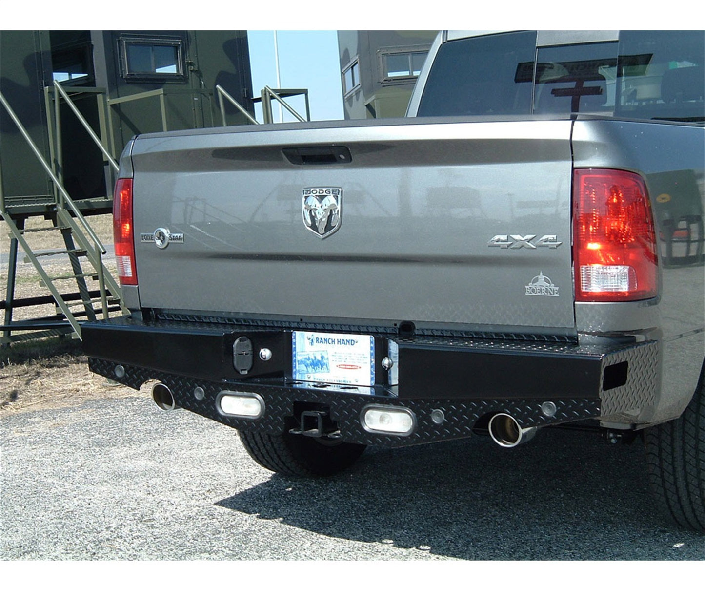 Ranch Hand Sport Series Rear Bumper for Dodge/Ram 1500 (2009-2024) - SBD09HBLSLE