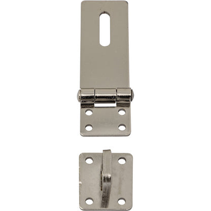 Buyers Products Zinc-plated Steel Universal Heavy-Duty Hinged Security Hasp, 1.44"w X 4.63"l - SH36