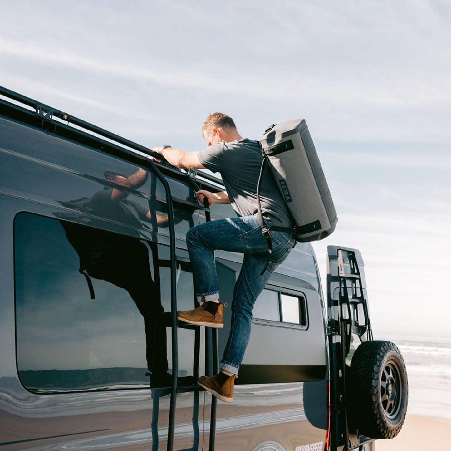 Vanspeed Side Ladder for Mercedes Sprinter 144/170 (2008+) - VNSPD-015