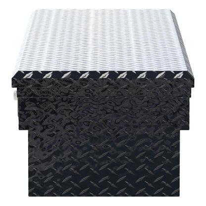 UWS Crossover Tool Box - 72-in - Low Profile - Single Lid - Standard Tub - Secure Lock Handles - Gloss Black - SL-72-LP-BLK