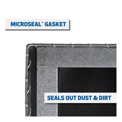 UWS Crossover Tool Box - 72-in - Low Profile - Single Lid - Standard Tub - Secure Lock Handles - Gloss Black - SL-72-LP-BLK