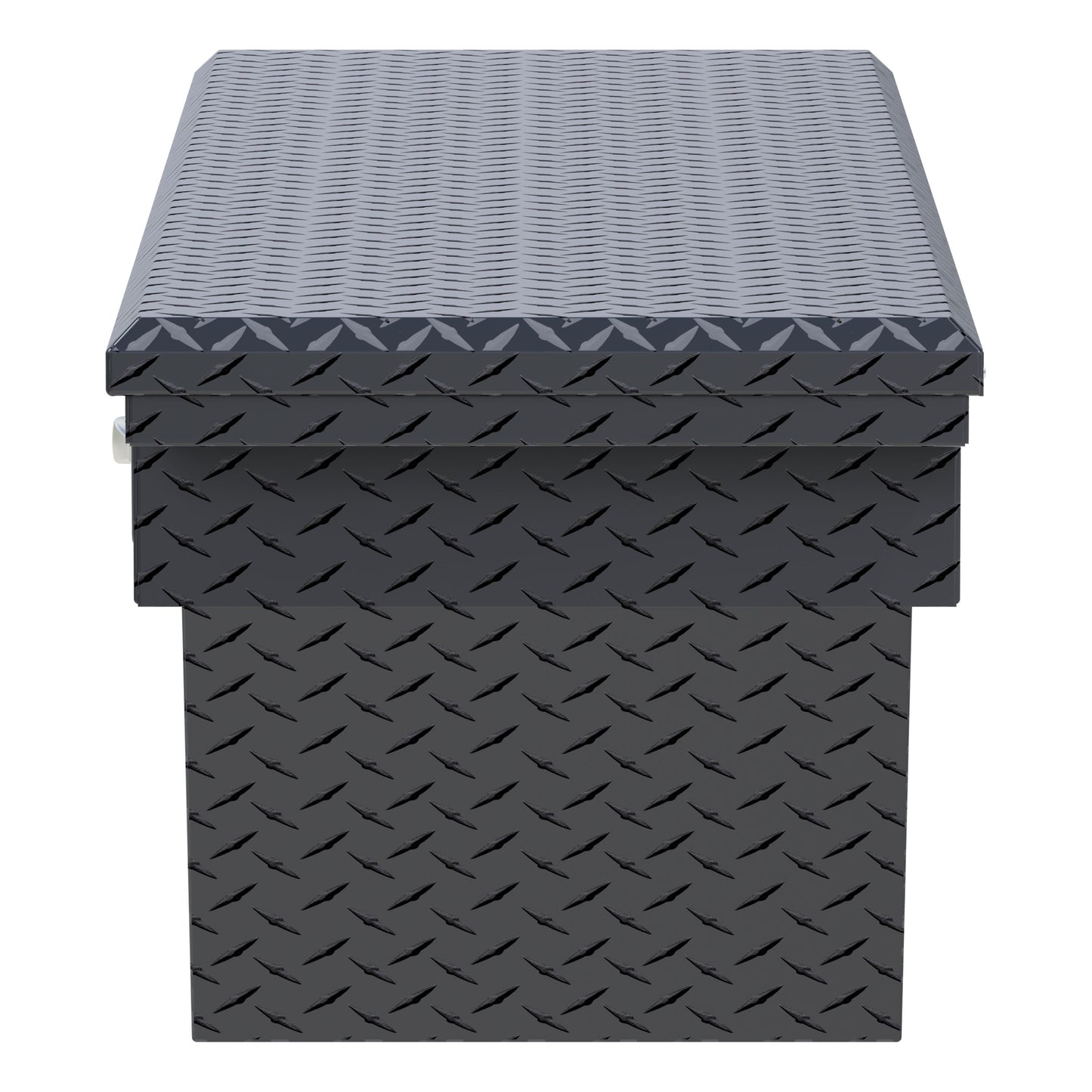 UWS Crossover Tool Box - 69-in - Low Profile - Single Lid - Deep Angled Tub - Secure Lock Handles - Matte Black - SLD-69-A-LP-MB