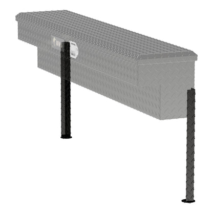 UWS Replacement Truck Side Tool Box Legs Gloss Black Aluminum - SM-LEGS-BLK