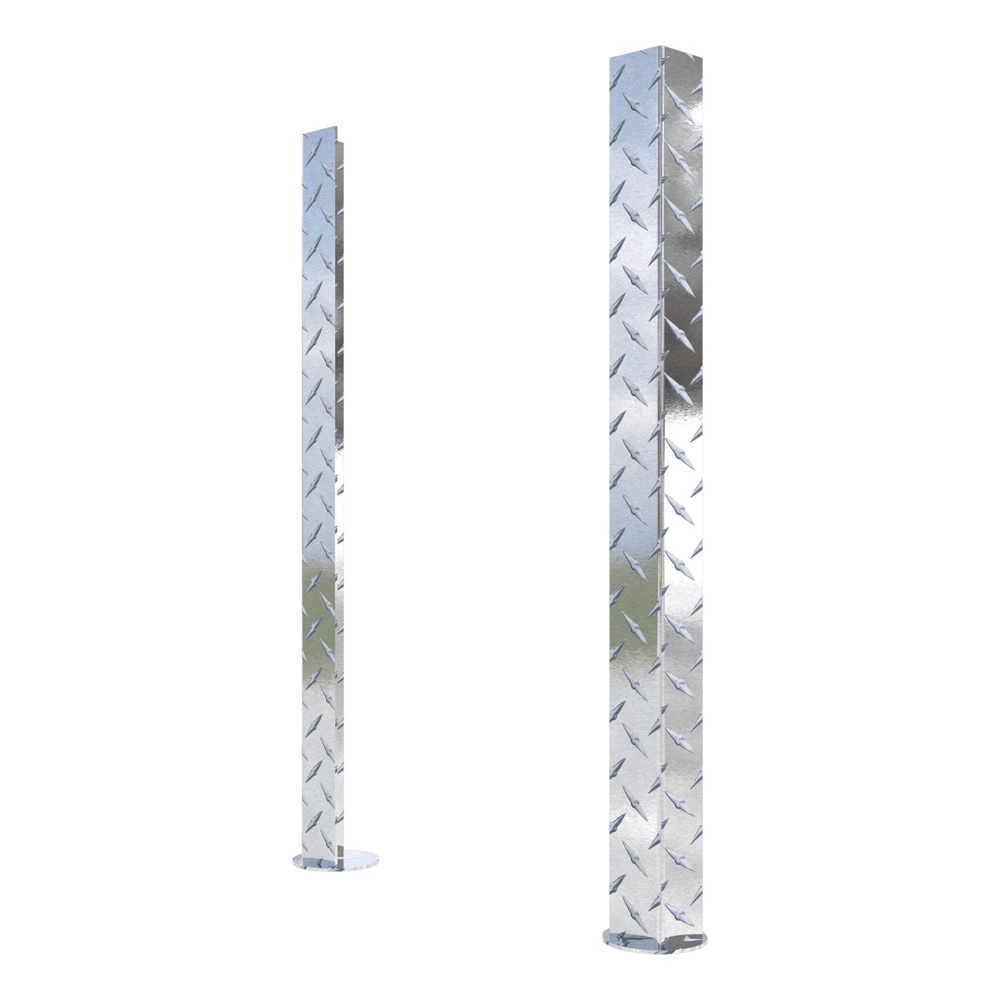 UWS Replacement Truck Side Tool Box Legs Bright Aluminum - SM-LEGS
