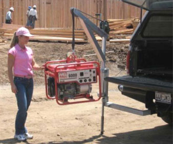 SpitzLift Receiver Hitch Mount Manual Crane - 700 lbs. Capacity