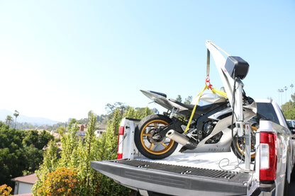 SpitzLift Pickup Truck Crane for Ford F-250/F-350 - Right Side