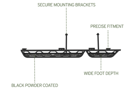 Vanspeed Side Steps - Driver & Passenger for Mercedes Sprinter 144/170 (2008+) - VNSPD-005
