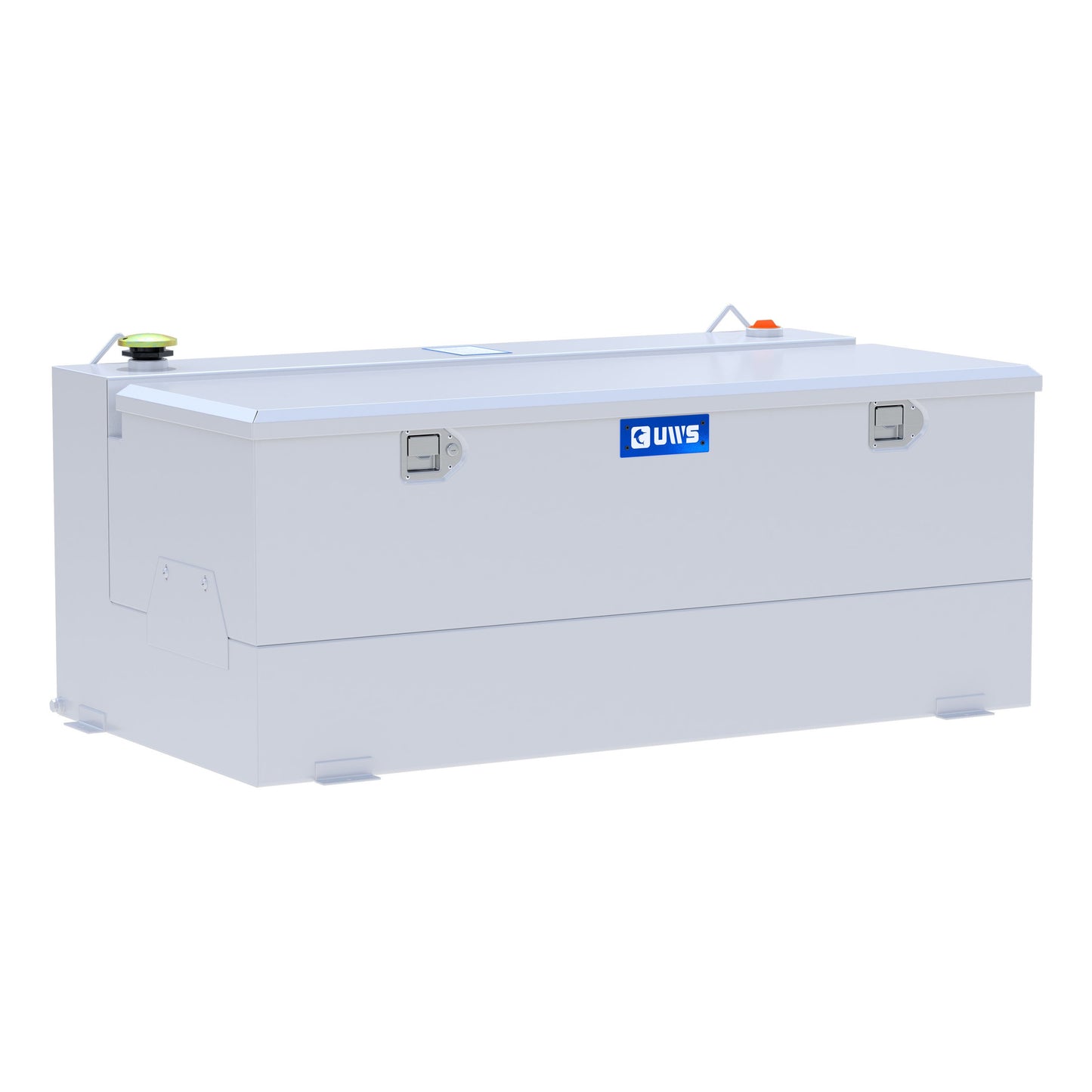 UWS 100-Gallon Combo Steel Transfer Tank - White - ST-100-COMBO-W