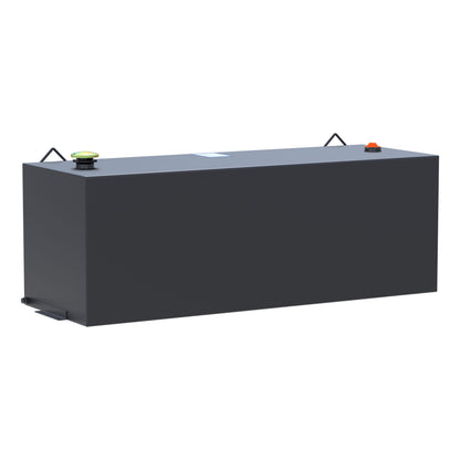 UWS 100-Gallon Rectangle Steel Transfer Tank - Matte Black - ST-100-RT-MB