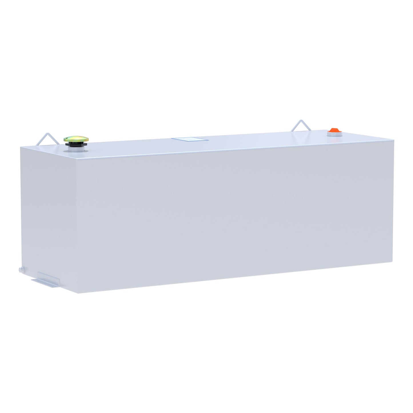 UWS 100-Gallon Rectangle Steel Transfer Tank - White - ST-100-RT-W