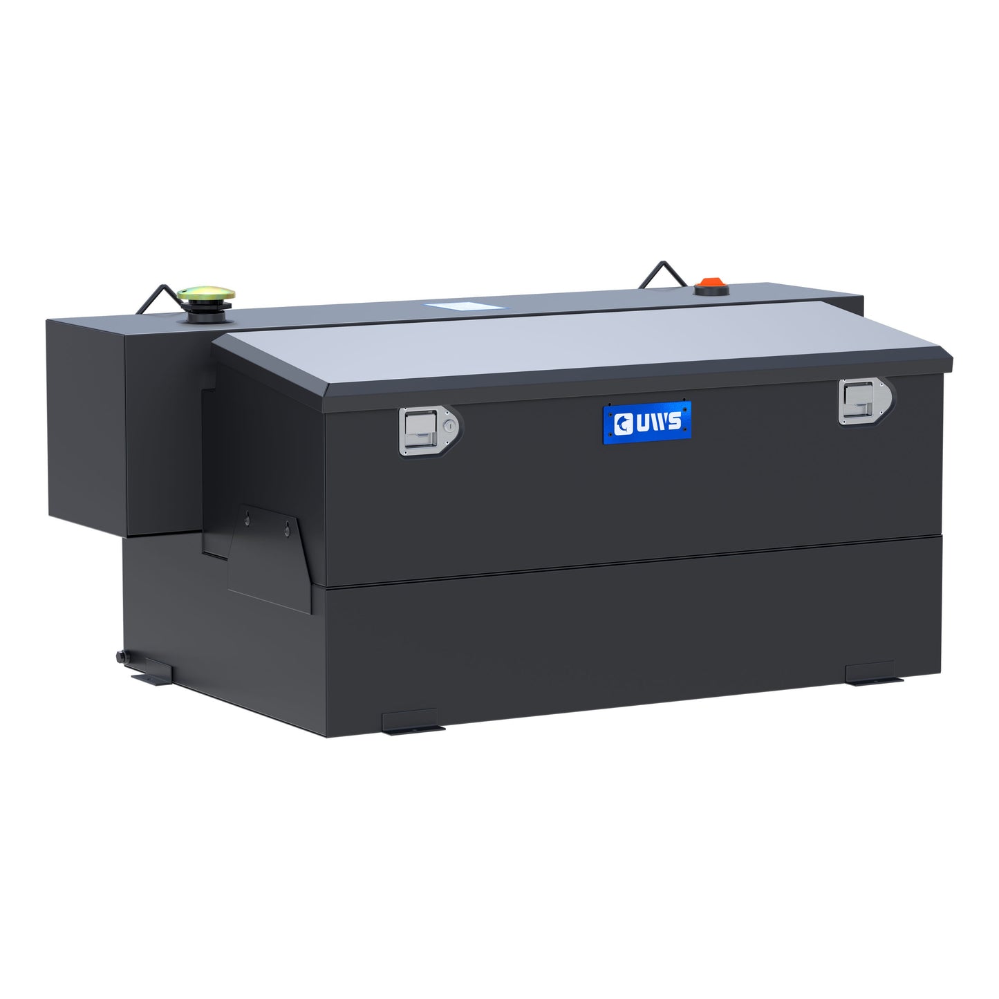 UWS Hammerhead-Style Steel Combo Transfer Tank - Matte Black - ST-100HH-CB-MB