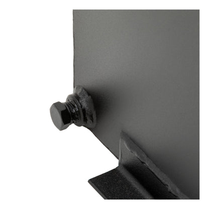 UWS Hammerhead-Style Steel Combo Transfer Tank - Matte Black - ST-100HH-CB-MB