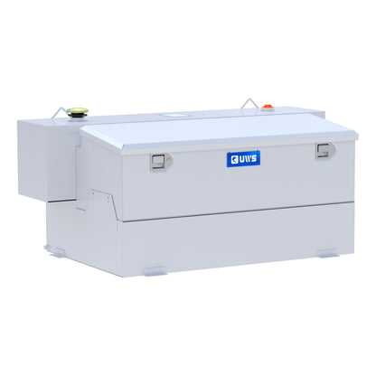 UWS Hammerhead-Style Steel Combo Transfer Tank - White - ST-100HH-CB-W