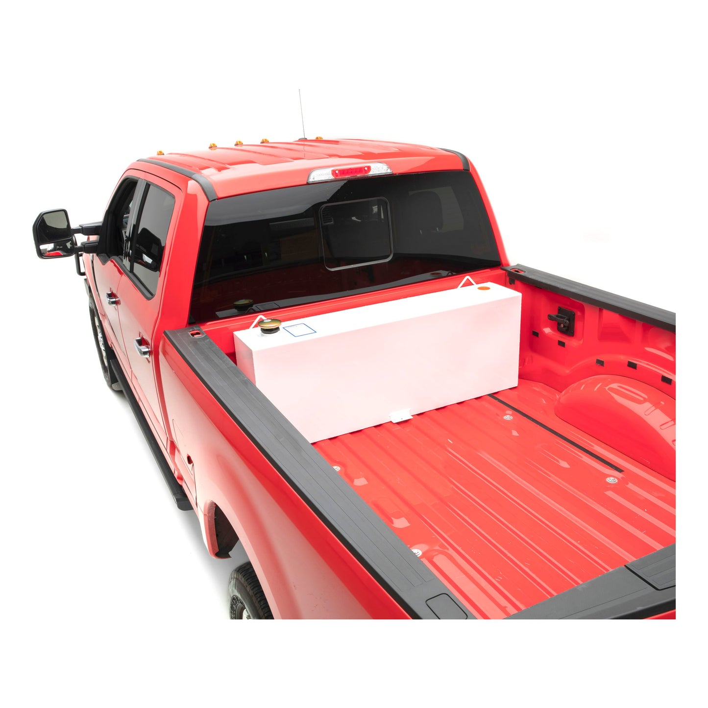 UWS 45-Gallon Rectangle Steel Transfer Tank - White - ST-45-R-W