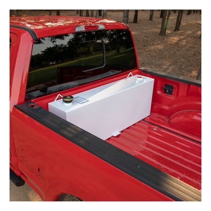 UWS 45-Gallon Rectangle Steel Transfer Tank - White - ST-45-R-W