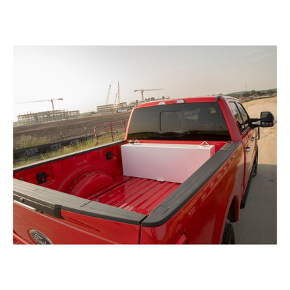 UWS 45-Gallon Rectangle Steel Transfer Tank - White - ST-45-R-W
