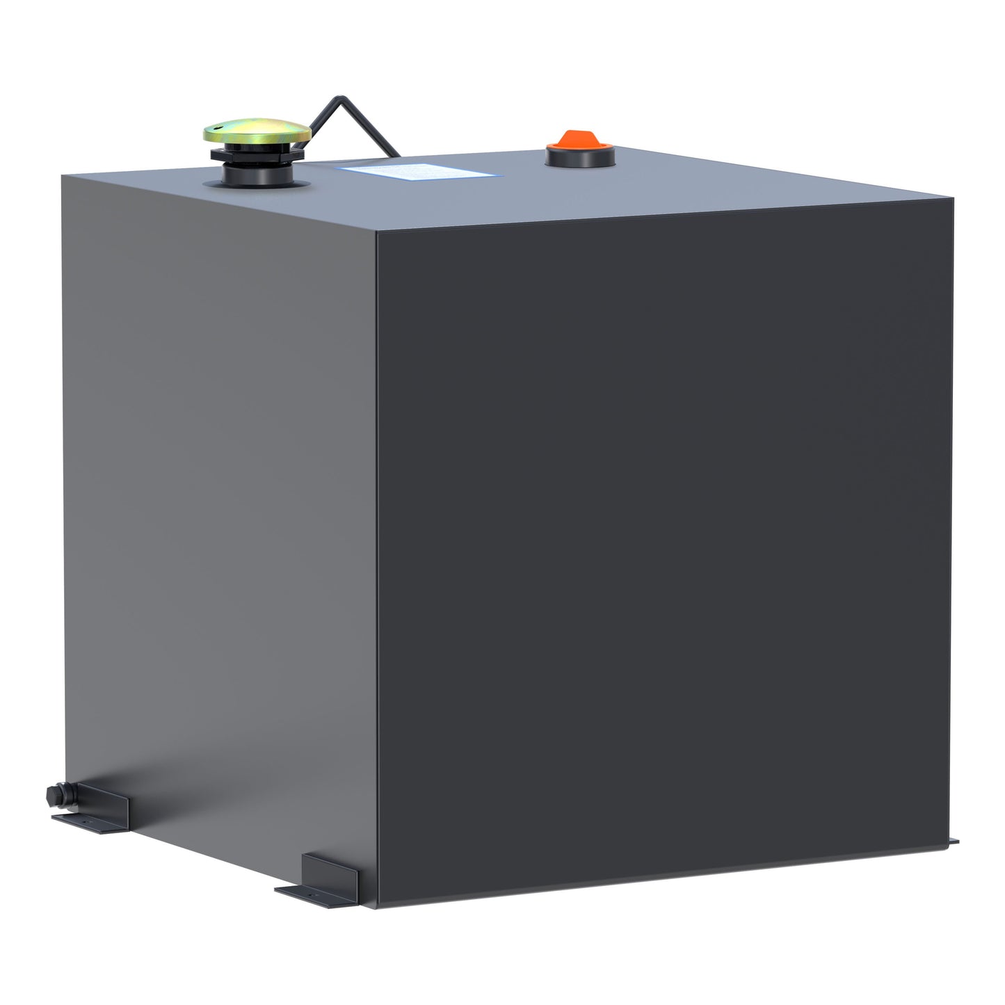 UWS 53-Gallon Rectangle Steel Transfer Tank - Matte Black - ST-53-R-MB