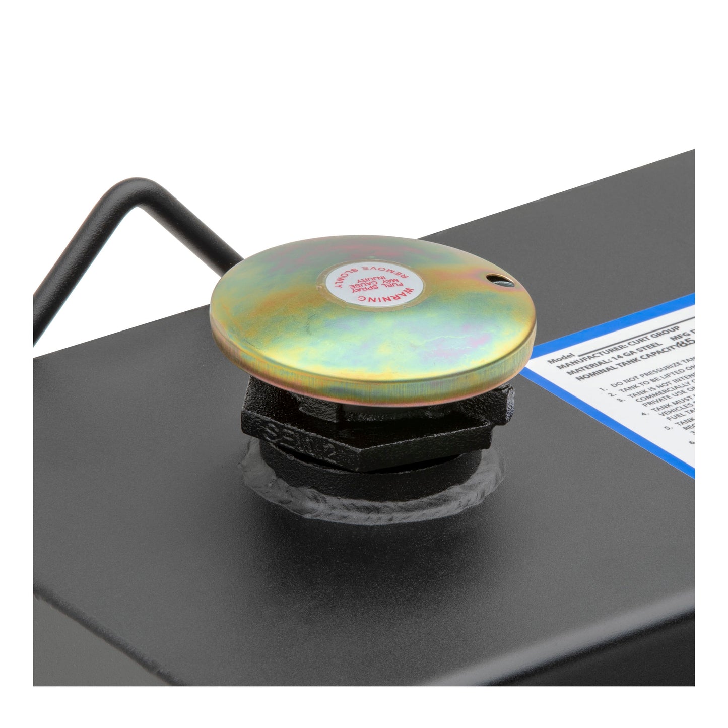 UWS 75-Gallon Combo Steel Transfer Tank - Matte Black - ST-75-COMBO-MB