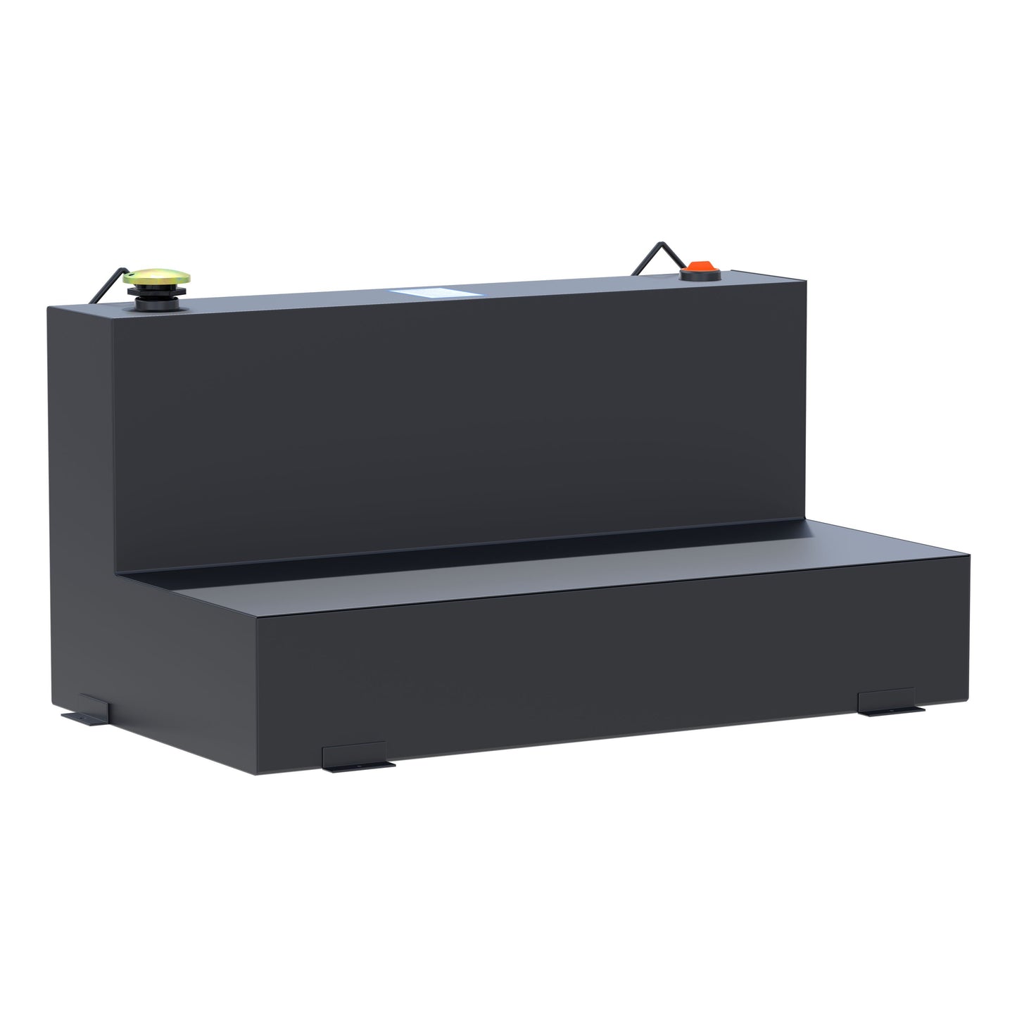 UWS 75-Gallon L-Shape Steel Transfer Tank - Matte Black - ST-75-L-MB