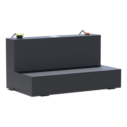 UWS 75-Gallon L-Shape Steel Transfer Tank - Matte Black - ST-75-L-MB