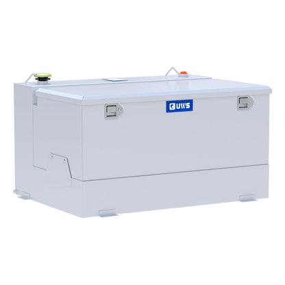 UWS 85-Gallon Combo Steel Transfer Tank - White - ST-85-COMBO-W
