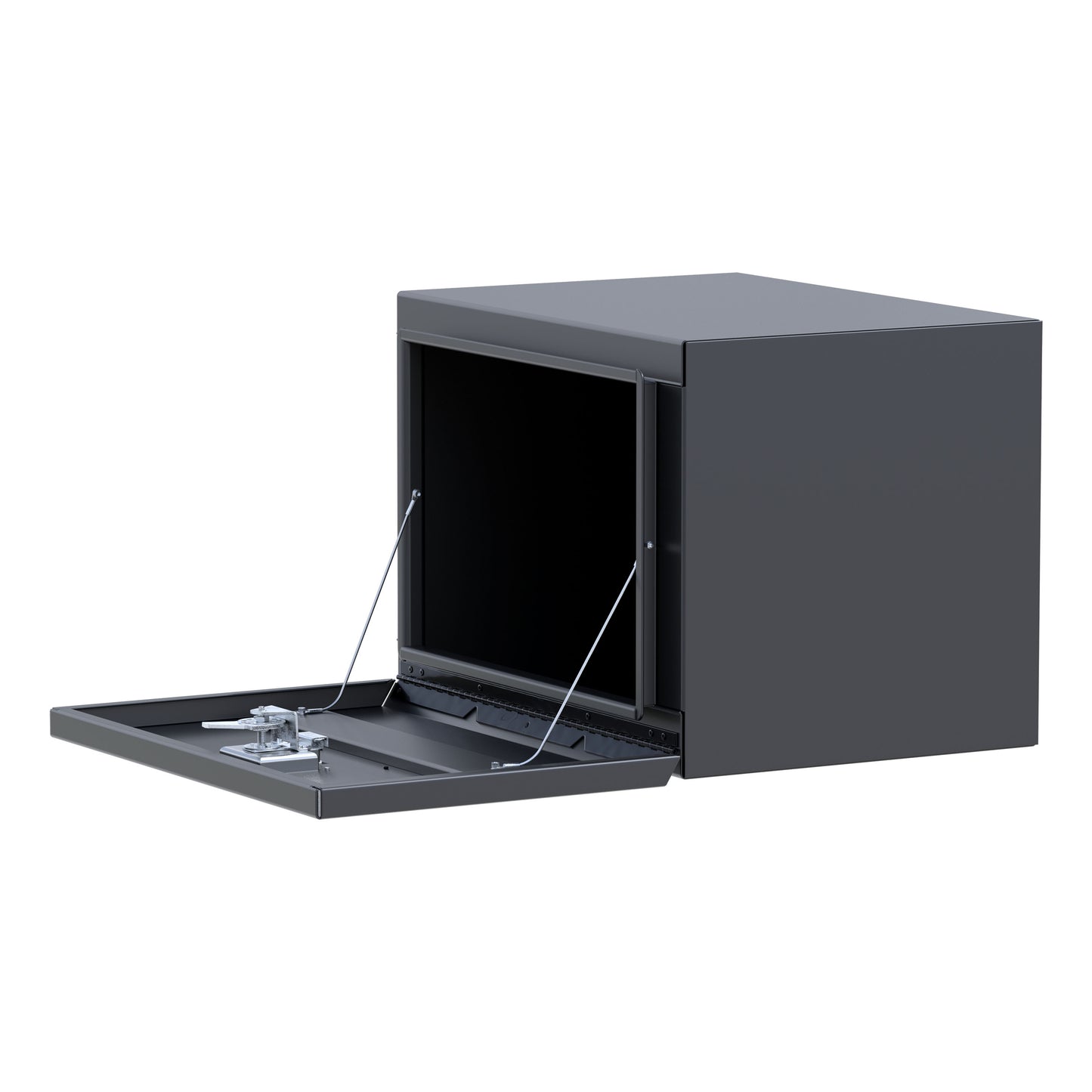 UWS 24-in Underbody Steel Tool Box - Single-Door - Matte Black - ST-TBUB-24-MB