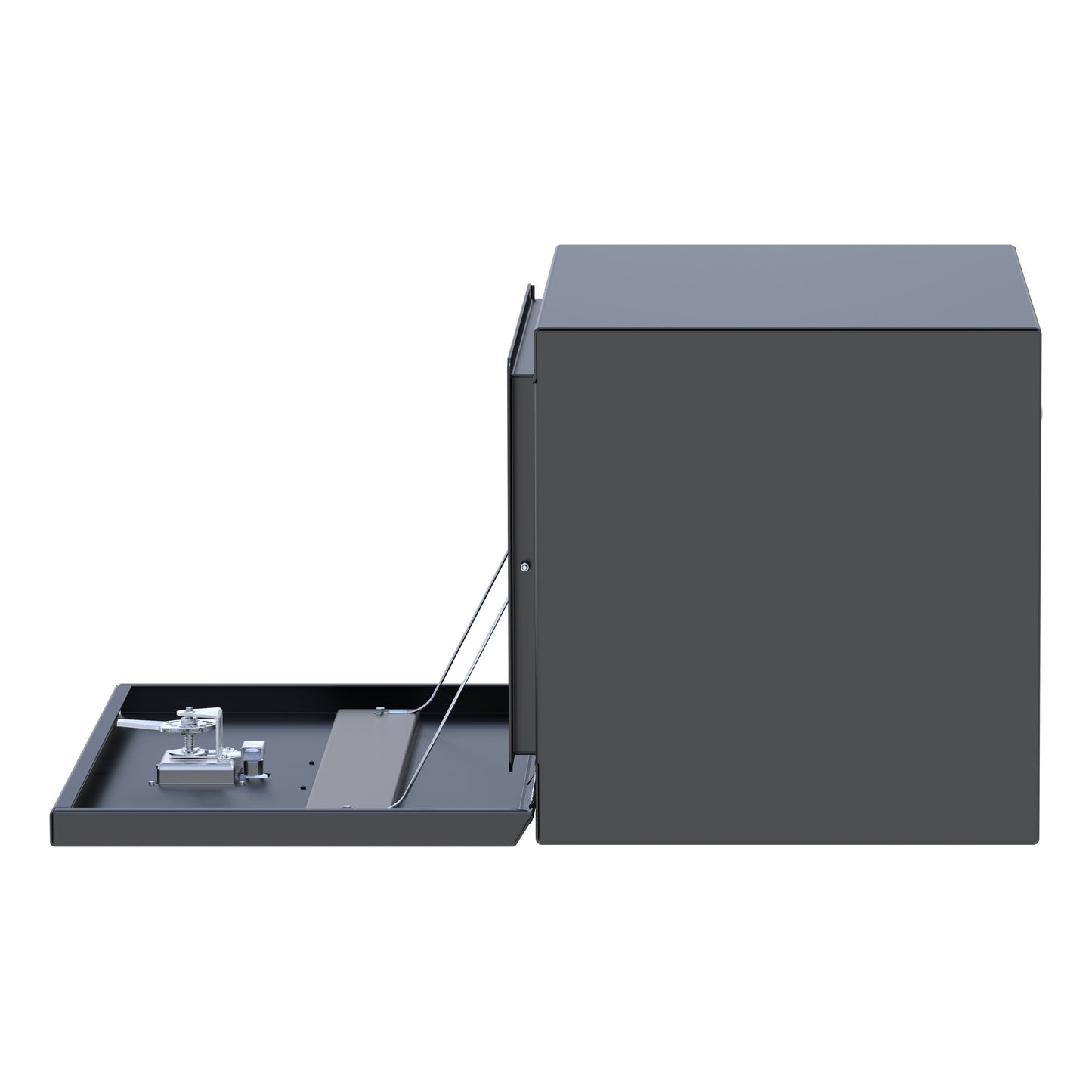 UWS 30-in Underbody Steel Tool Box - Single-Door - Matte Black - ST-TBUB-30-MB
