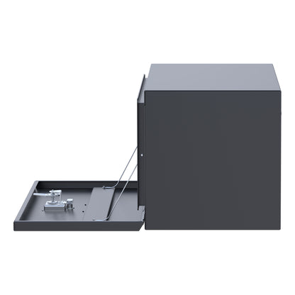 UWS 36-in Underbody Steel Tool Box - Single-Door - Matte Black - ST-TBUB-36-MB