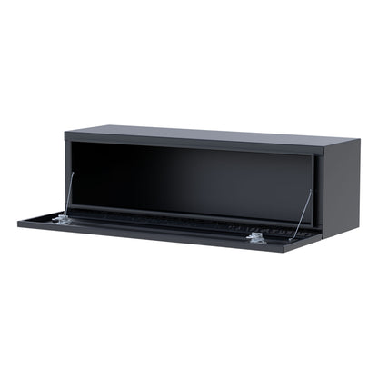 UWS 60-in Underbody Steel Tool Box - Single-Door - Matte Black - ST-TBUB-60-MB