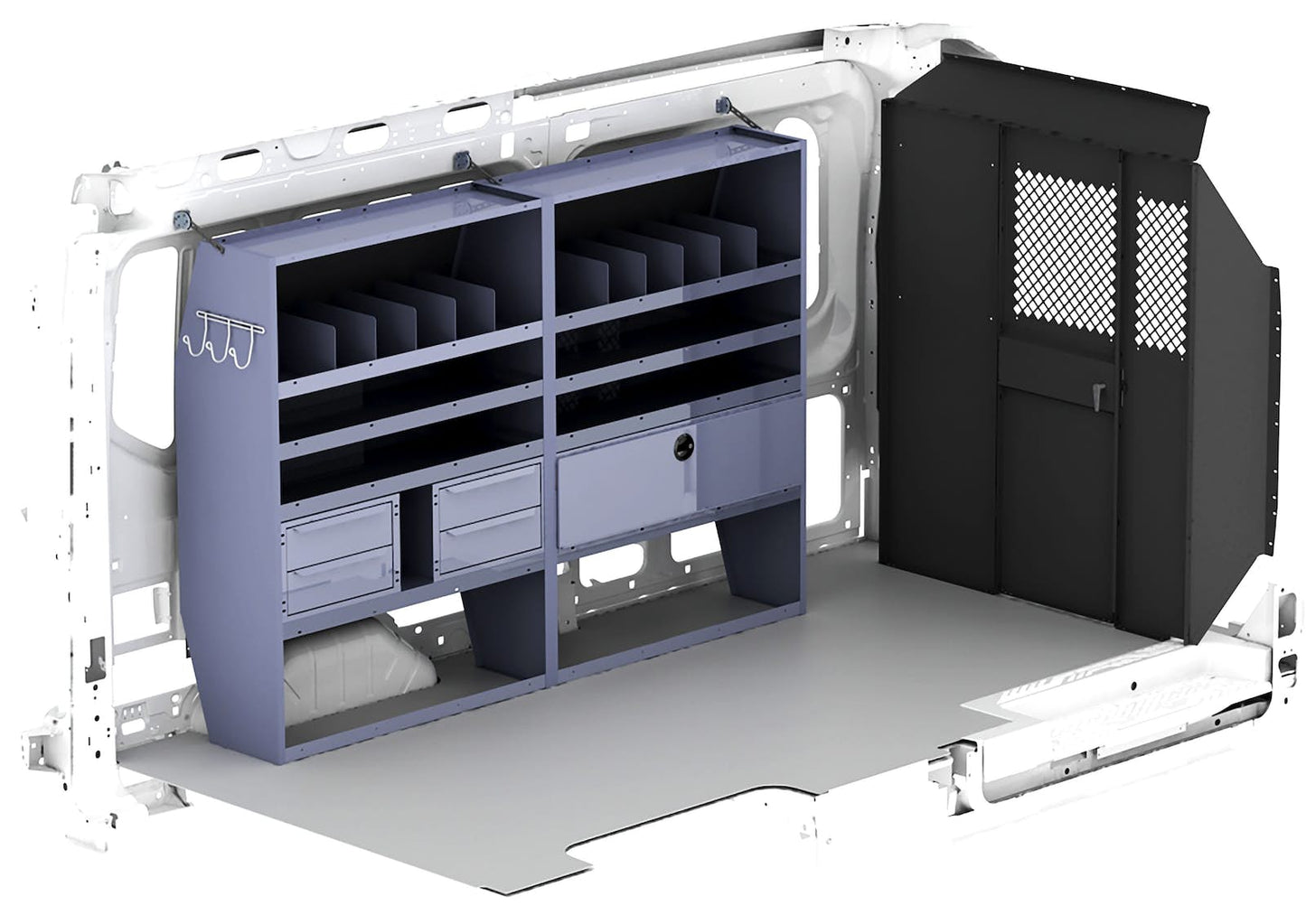 Masterack General Service Shelving Package for High Roof Vans