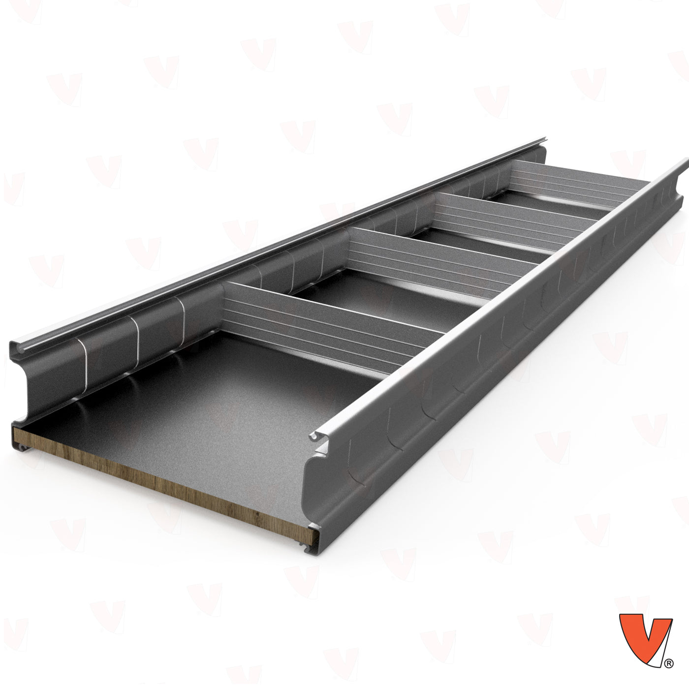 Aluminum Adjustable 3 Shelf Unit - 72" W x 48" H x 13" D