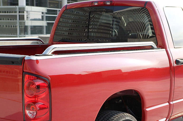Dee Zee Side Rail Stainless Steel for Ford F150 (2004-2023) - 6.5' Bed