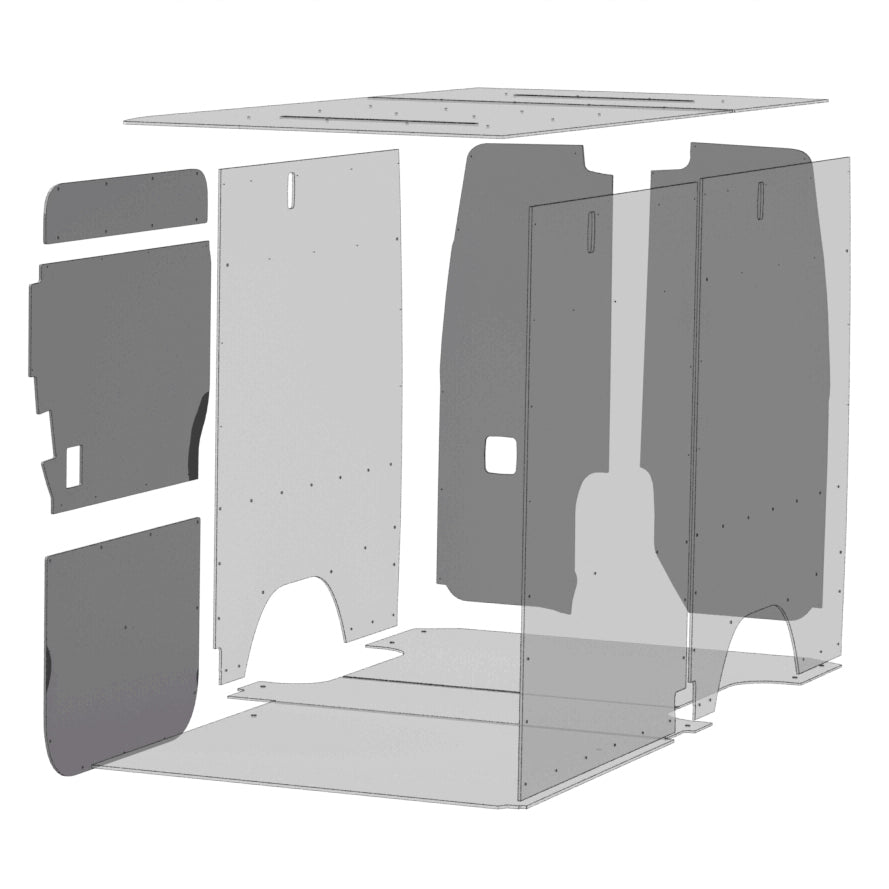 DuraTherm Insulated Door Liner Kit for Mercedes Sprinter Cargo Vans