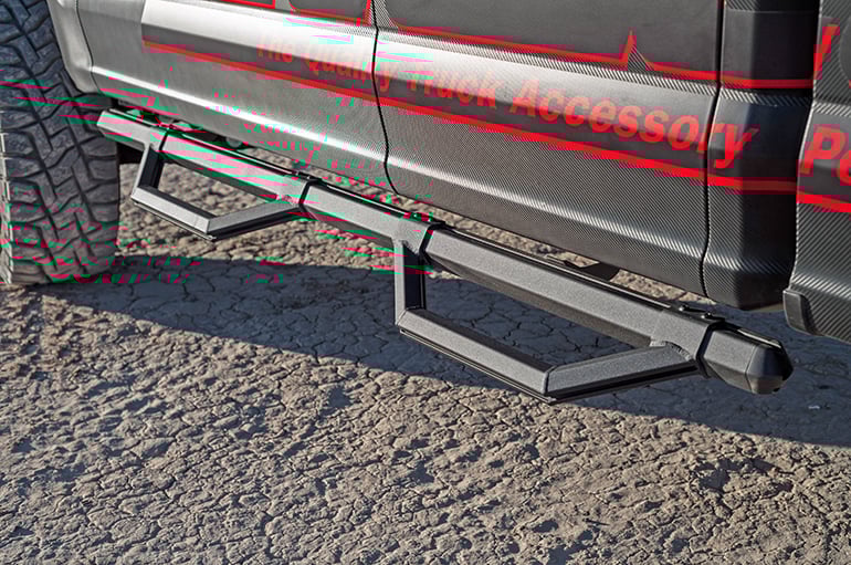 Dee Zee Running board Hex Universal Truck Board for Chevy/GMC/Dodge/Ford Full Size Truck (1999-2023) - CrewCab