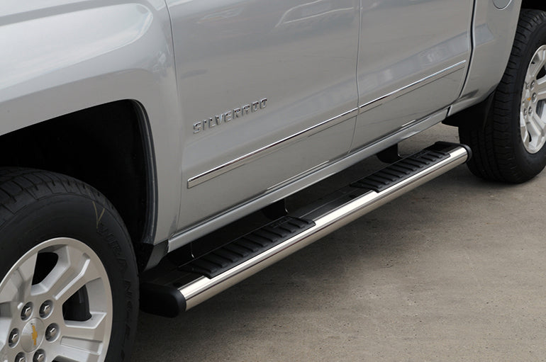 Dee Zee Tubes - 6" Oval - Stainless Steel for Chevy/GMC/Dodge/Ford/Ram/Toyota Full Size Truck (1999-2023) - ExtCab