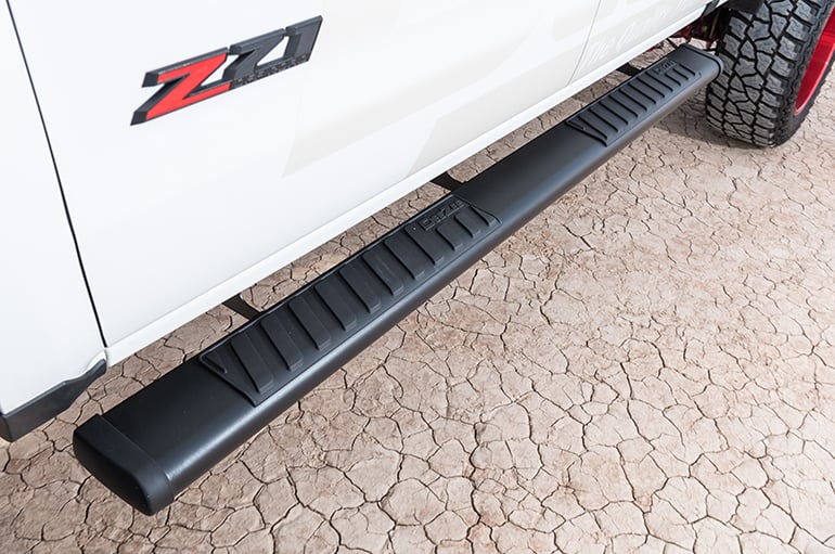 Dee Zee Tubes - 6" Oval - Black Steel for Chevy/GMC/Dodge/Ford/Ram/Toyota Full Size Truck (1999-2023) - CrewCab