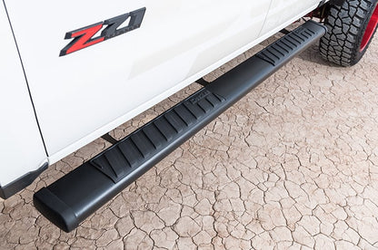 Dee Zee Tubes - 6" Oval - Black Steel for Chevy/GMC/Dodge/Ford/Ram/Toyota Full Size Truck (1999-2023) - ExtCab
