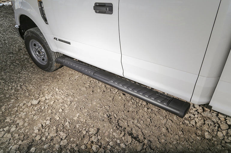 Dee Zee Tubes - 6" Oval - Black Steel for Chevy/GMC/Dodge/Ford/Ram/Toyota Full Size Truck (1999-2023) - CrewCab