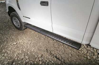 Dee Zee Tubes - 6" Oval - Black Steel for Chevy/GMC/Dodge/Ford/Ram/Toyota Full Size Truck (1999-2023) - CrewCab