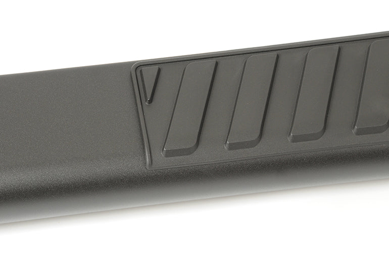 Dee Zee Tubes - 6" Oval - Black Steel for Chevy/GMC/Dodge/Ford/Ram/Toyota Full Size Truck (1999-2023) - CrewCab