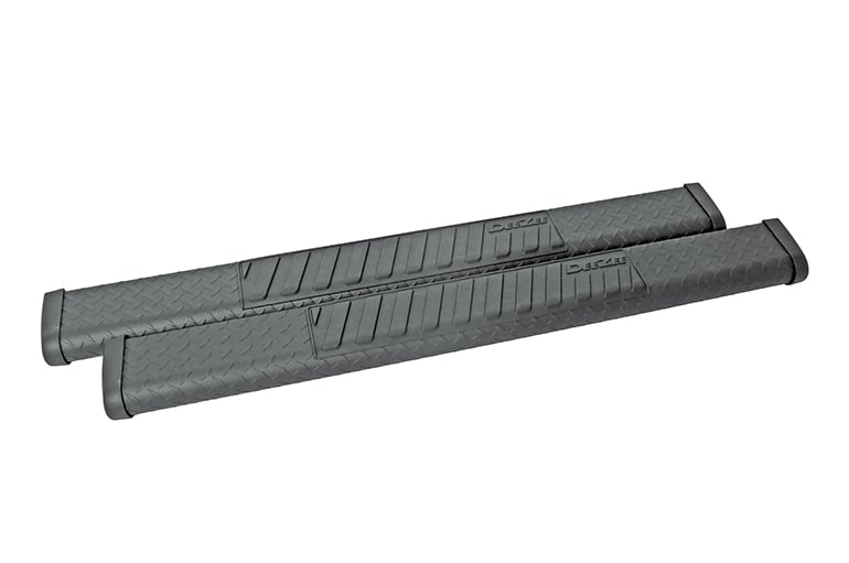Dee Zee Tubes - 6" Oval - Brite Tread Aluminum - RegCab