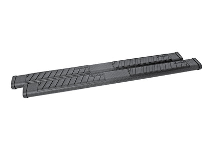 Dee Zee Tubes - 6" Oval - Brite Tread Aluminum - CrewCab