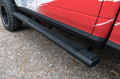 Dee Zee Tubes - 6" Oval - Brite Tread Aluminum - CrewCab
