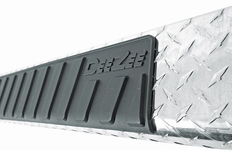 Dee Zee Tubes - 6" Oval - Black Tread Aluminum - RegCab